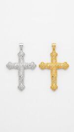 Gold -19 with silver Jewelry - Gold-00009