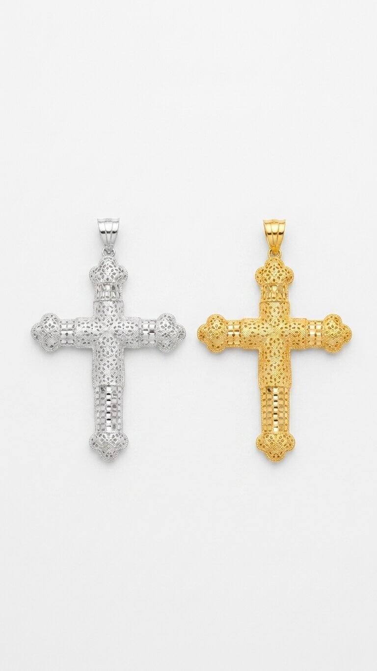 Gold -19 with silver Jewelry - Gold-00009